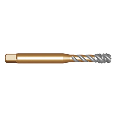 Macho máquina HSS-E, 1/4" UNC, com canal helicoidal, EX20, DIN 2184-1