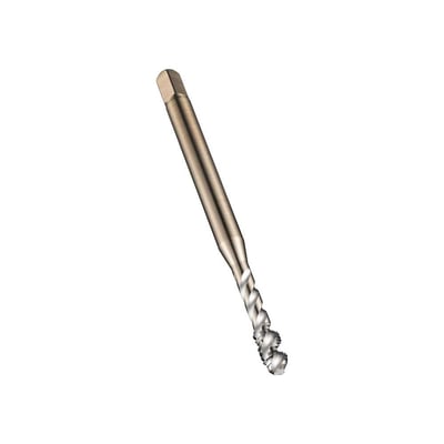 Macho máquina HSS-E, Nº8 - 5/32"UNC, com canal helicoidal, EX20, DIN 2184-1