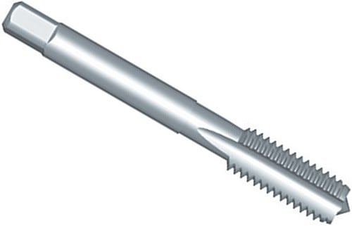 Macho manual de aço rápido 1/8" BSW, jogo com 2 peças