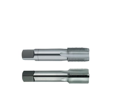 Macho manual de aço rápido 1" BSP, jogo com 2 peças, DIN 5157
