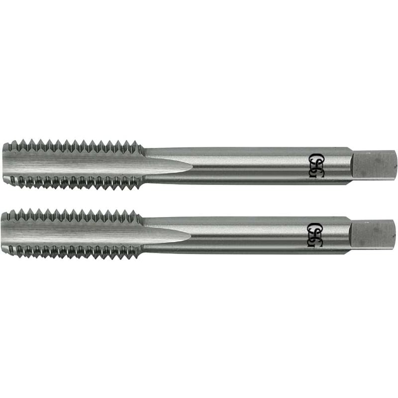 Macho manual de aço rápido 1/2" UNC, jogo com 2 peças