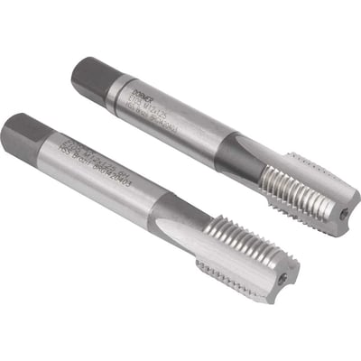 Macho manual de aço rápido, M12 x 1,25 mm, rosca MB, jogo com 2 peças