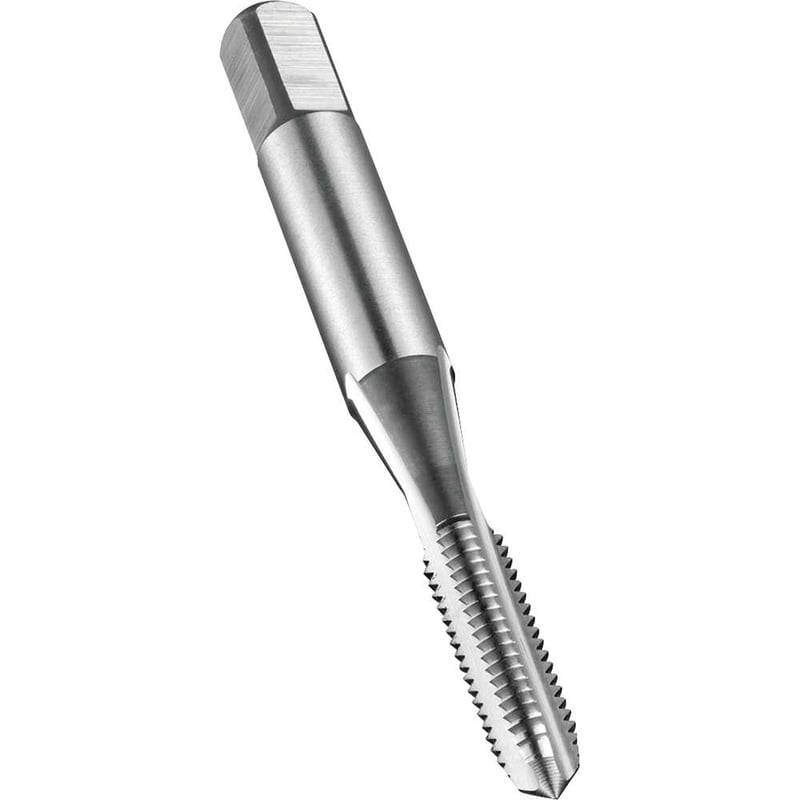 Macho manual de aço rápido 1/4" UNF, jogo com 2 peças