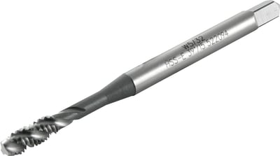 Macho máquina HSS-E, 5/32" BSW, com canal helicoidal, DIN 2182