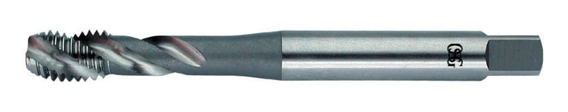 Macho máquina HSS-E, 1/8" BSW, com canal helicoidal, DIN 2182
