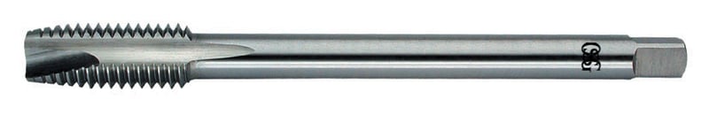Macho máquina HSS-E, 1/2" BSW, com ponta helicoidal, DIN 2183