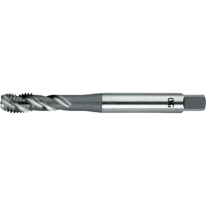 Macho máquina HSS-E, 8 mm x 1,25 mm, com canal helicoidal, DIN 371