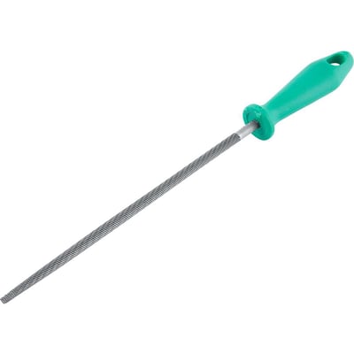 Lima redonda bastarda 8", com cabo