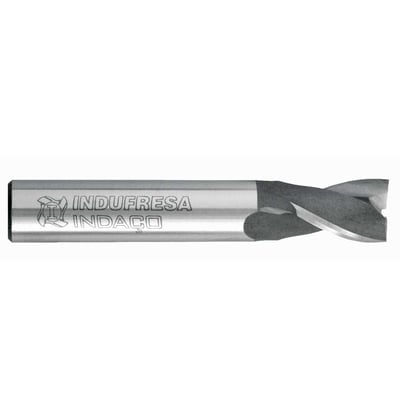Fresa de topo em aço rápido 5,0 mm, 2 cortes, 327B, 1445, INDAÇO