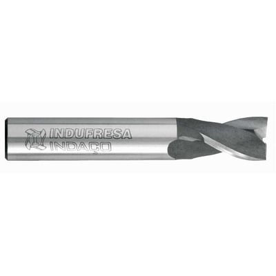 Fresa de topo em aço rápido 14,0 mm, 2 cortes, 327B, 1445, INDAÇO