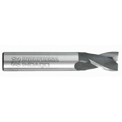 Fresa de topo em aço rápido 20,0 mm, 2 cortes, 327B, 1445, INDAÇO