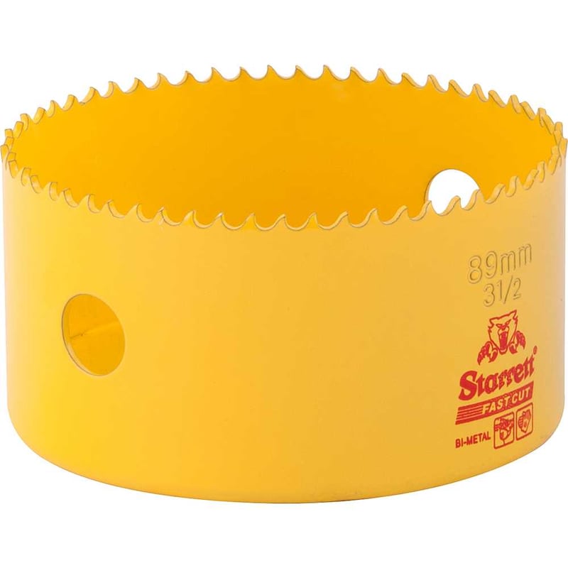 Serra copo de aço rápido, 89 mm - 3.1/2", Fast cut, FCH0312-G