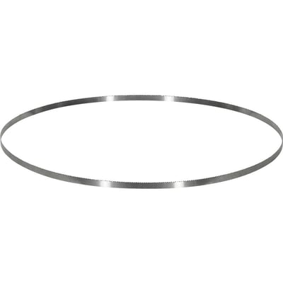 Lâmina de serra fita aço carbono para cortar carne, 2,05 m x 16 mm x 0,46 mm, 6 dentes Skip, Meatkutter Premium MKP