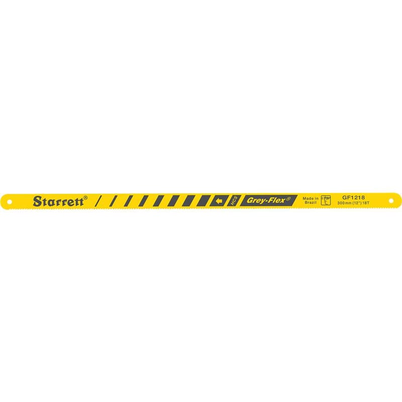 Lâmina de serra manual 12" x 1/2", com 24 dentes, flexível, com 50 peças