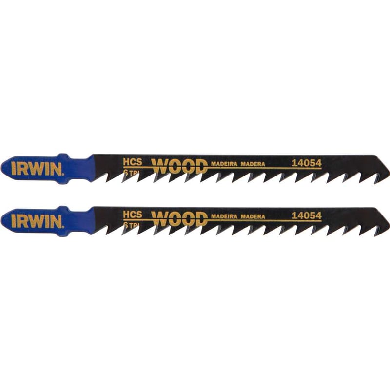 Lâminas de serra tico-tico, 100 mm, 6 dentes, 2 peças, IW14054