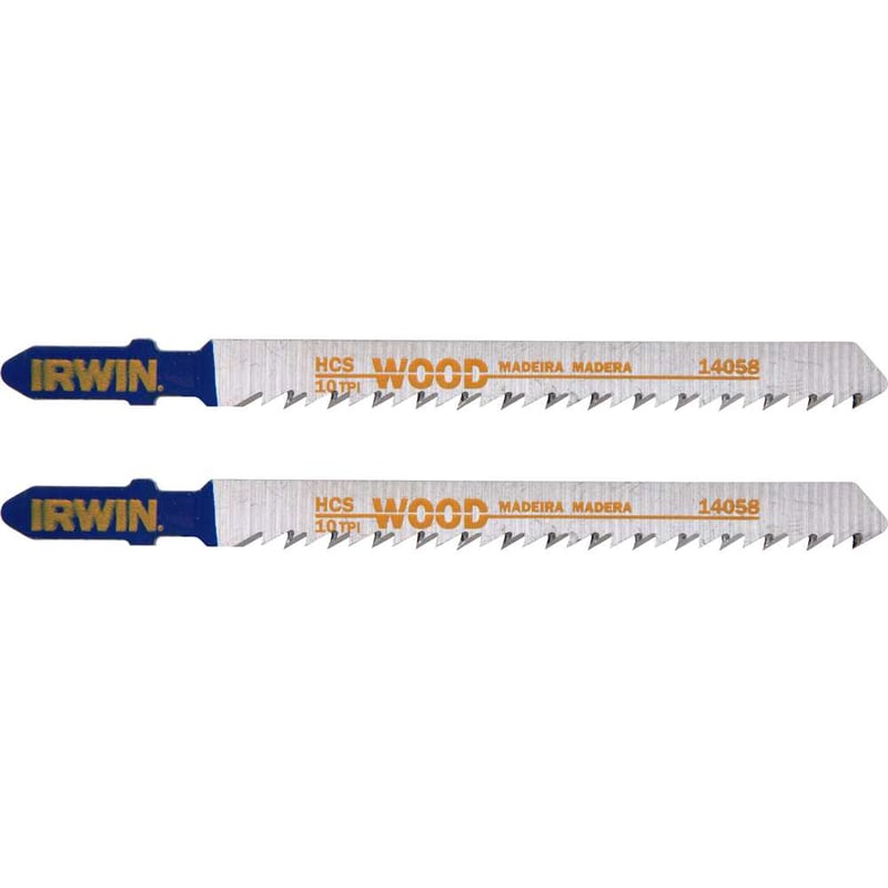 Lâminas de serra tico-tico, 100 mm, 10 dentes, 2 peças, IW14058