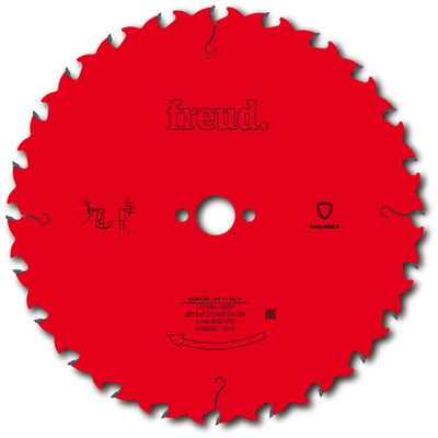 Lâmina de serra circular com dentes de metal duro/vídea, 300 mm x 30 mm, 24 dentes, FREUD
