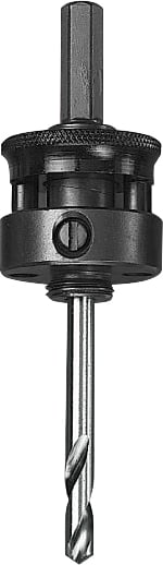 Suporte para serra copo de 32 mm a 210 mm, com broca piloto, haste de 7/16", A-2