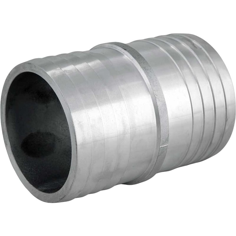 União inteiriça para mangueira, 4", dupla escama