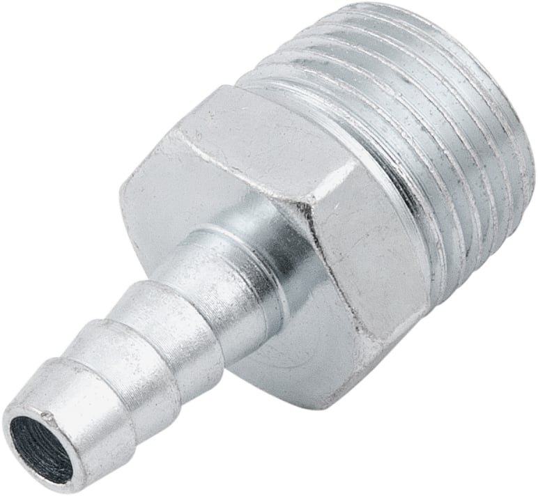 Espigão rosca macho de 1/2" NPT com escama de 5/16", cartela com 2 peças