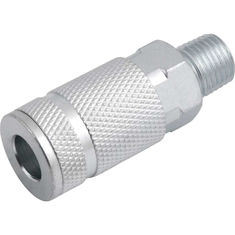 Engate rápido de 1/4", com rosca macho 1/4" NPT, com esferas