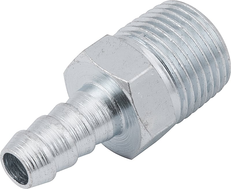 Espigão rosca macho de 3/8" NPT com escama de 5/16", cartela com 2 peças