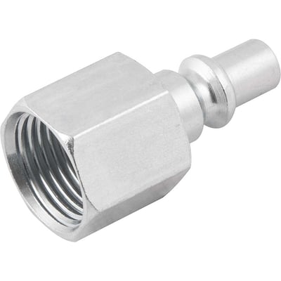 Conector/racord de 1/4", com rosca fêmea 3/8" NPT
