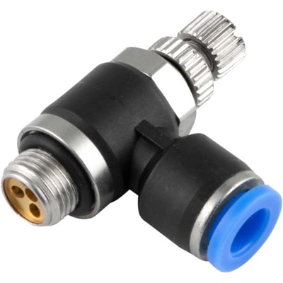 Regulador de velocidade, 8 mm, rosca 1/8" BSP