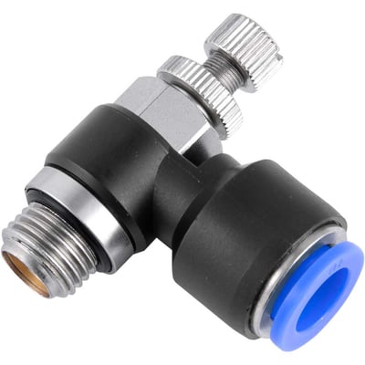 Regulador de velocidade, 10 mm, rosca 1/4" BSP