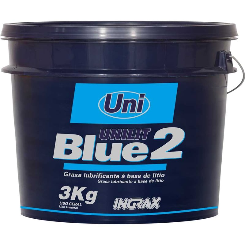 Graxa unilit blue-2, 3 kg, base de lítio, 16320 UNI INGRAX