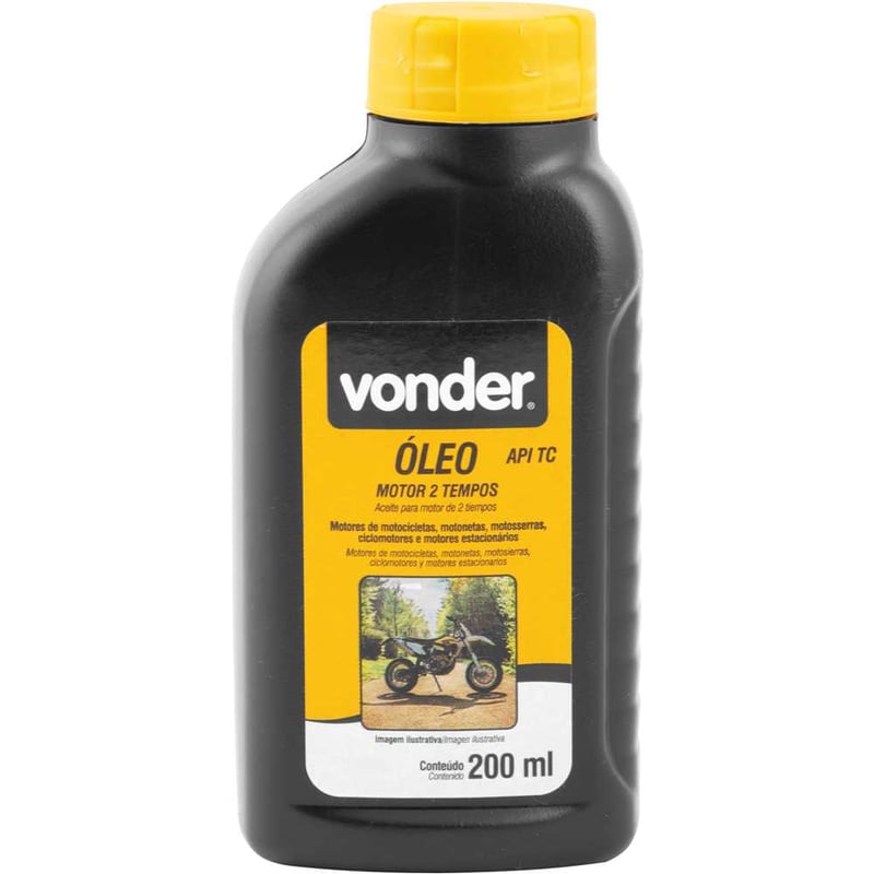 Óleo para motor 2 tempos, 200 ml, VD-DT