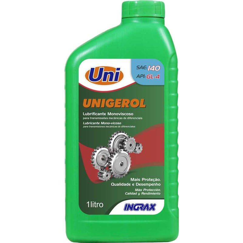 Óleo lubrificante unigerol, SAE 140, 1 litro