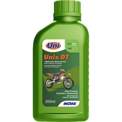 Óleo para motor 2 tempos unix DT 200 ml
