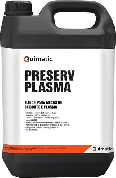Fluído preservante, 5 litros, Preserv Plasma LNP2
