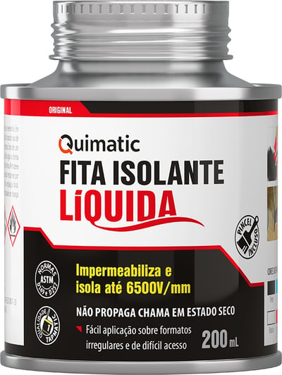 Fita isolante líquida, 200 ml, incolor