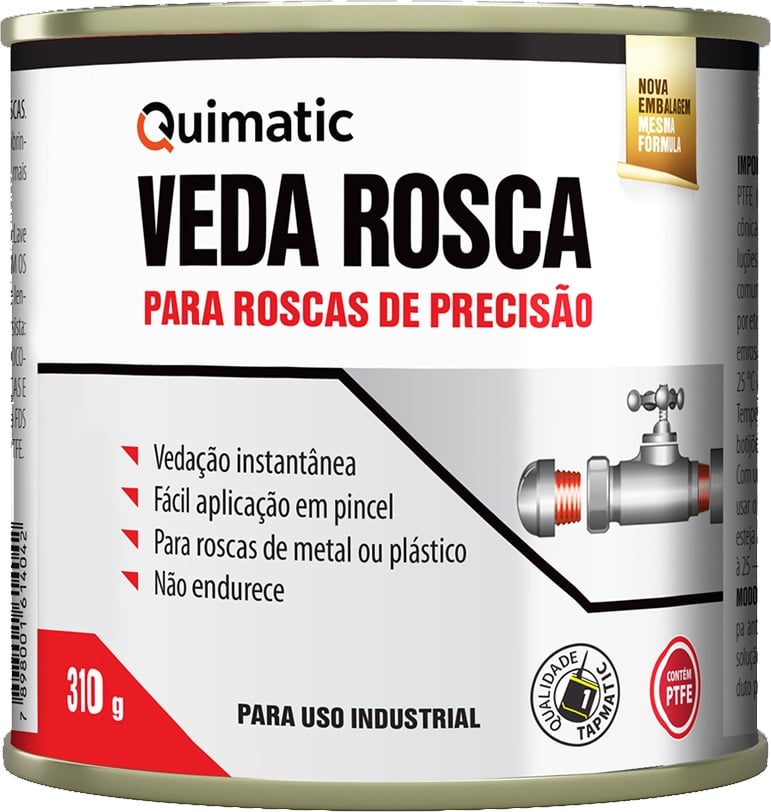Veda roscas líquido com PTFE, 310 g