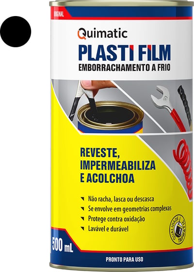 Emborrachamento a frio, Plasti Film, 500 ml, preto, CK1