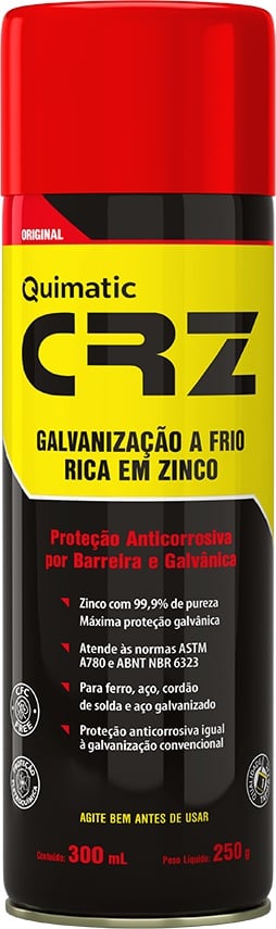 Composto para galvanização a frio, CRZ, aerossol, 300 ml