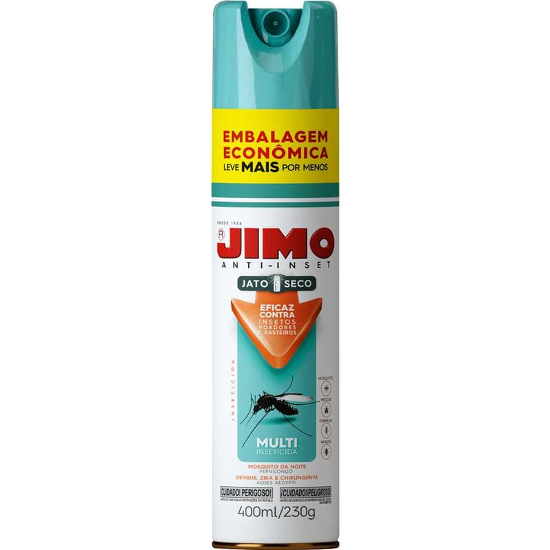 Inseticida aerossol, 400 ml/230 g, jato seco, Anti-inset, 19917