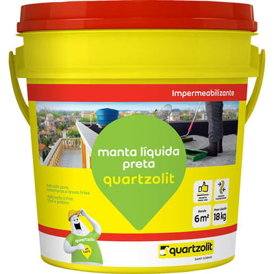 Manta líquida preta, impermeabilizante, 30945.02.34.056