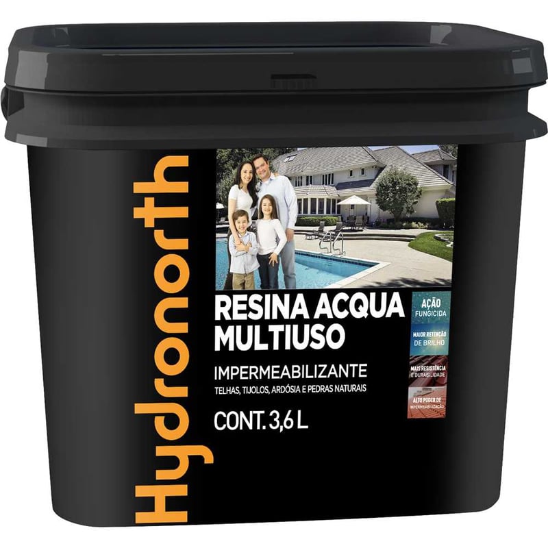 Impermeabilizante multiuso acqua, grafite universal, 3,6 litros, 93183