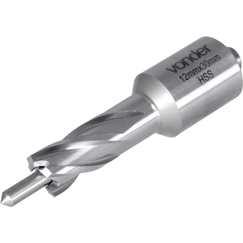 Broca anular, encaixe Weldon, 12 mm x 30 mm