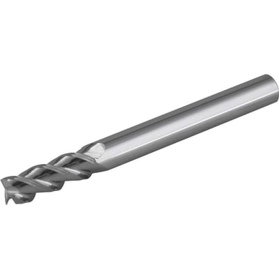 Fresa topo 5,0 mm, em metal duro, 3 cortes, polida