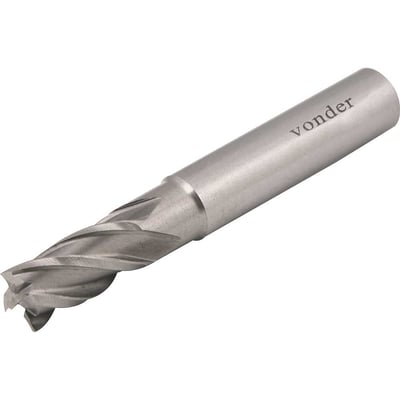 Fresa de topo em aço rápido 10,0 mm, com 4 cortes, DIN 844A