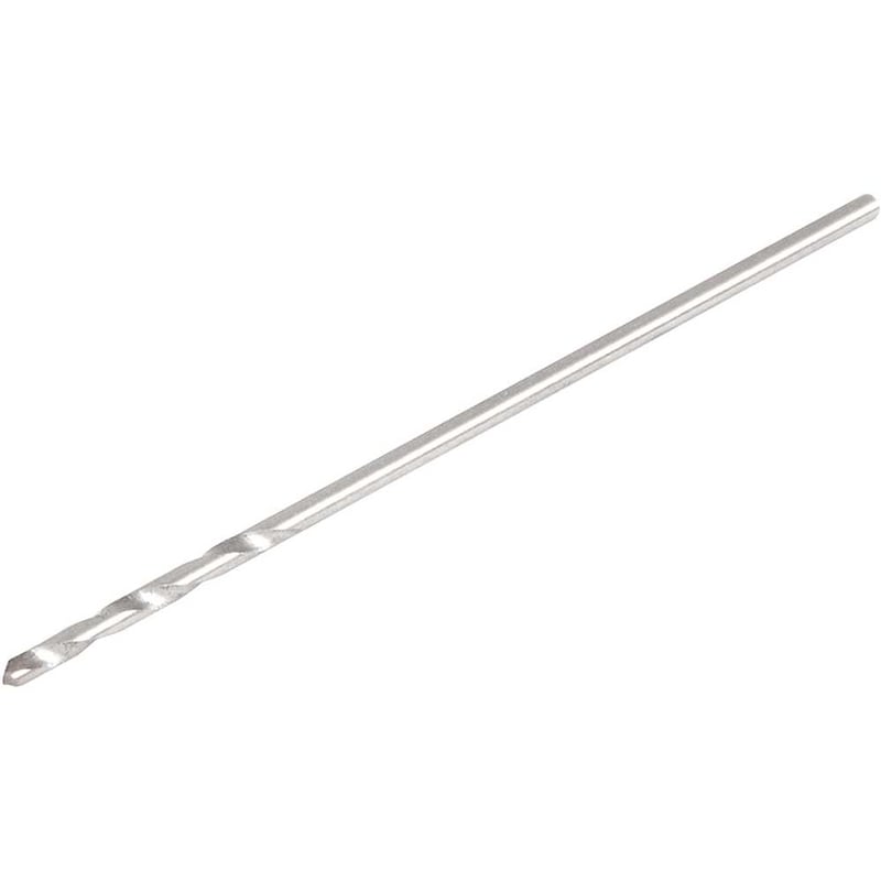 Broca de aço rápido 1 mm, DIN 338 HSS, encartelada