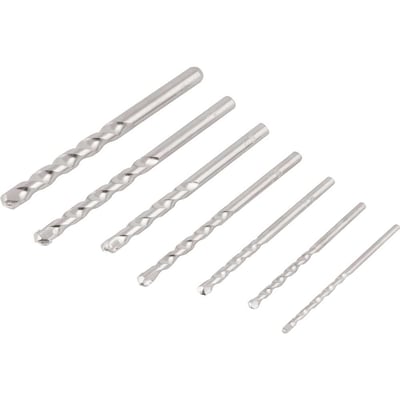 Jogo de brocas para concreto, com ponta de metal duro, 3 mm a 10 mm, com 7 peças