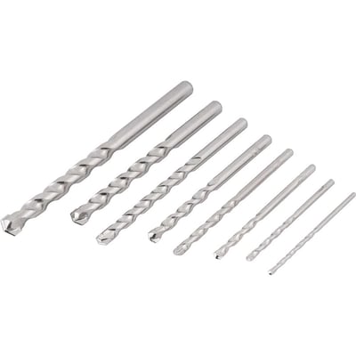 Jogo de brocas para concreto, com ponta de metal duro, 3 mm a 12 mm, com 8 peças