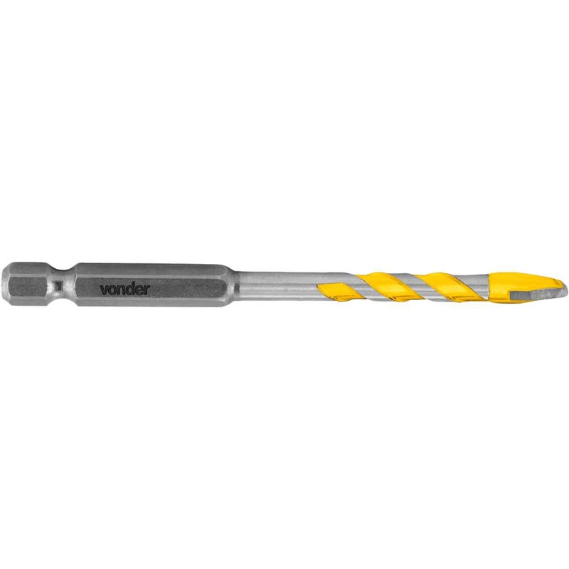 Broca para porcelanato, ponta metal duro, 5 mm