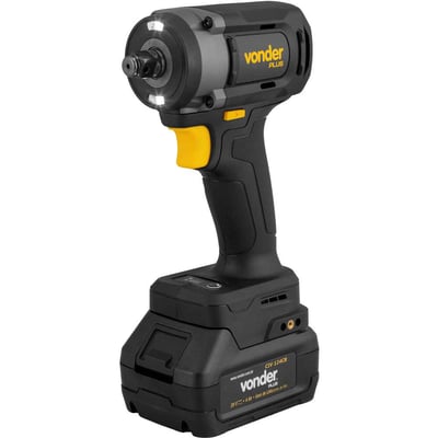 Chave de impacto, bateria 20 V, encaixe de 1/2", fonte de carregamento bivolt automático, CIV 124CB