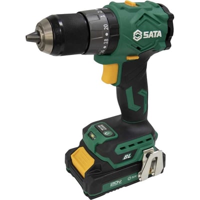Parafusadeira/furadeira com impacto a bateria, 20 V - 2 Ah, motor brushless, carregador bivolt